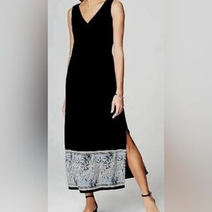 J. Jill NWT Wearever Collection Faux Wrap Maxi Dress Vacation Dress Size XL
